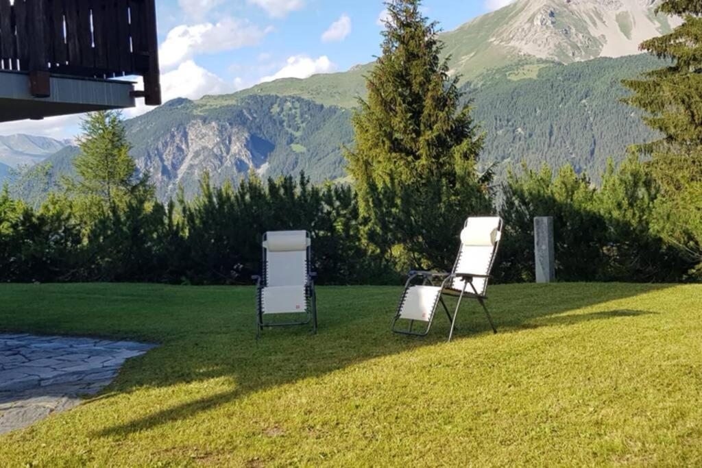 Chalet Wulli In Der Naehe Der Skianlagen Savognin Buitenkant foto