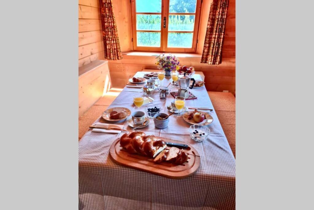 Chalet Wulli In Der Naehe Der Skianlagen Savognin Buitenkant foto