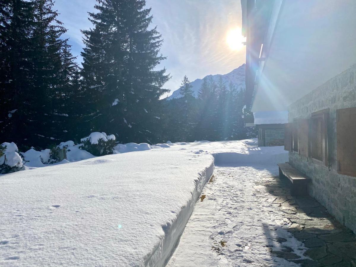 Chalet Wulli In Der Naehe Der Skianlagen Savognin Buitenkant foto